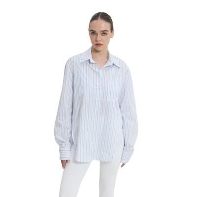 Sun Set Go REINA SHIRT (SSGSU26010 Blue Stripes)