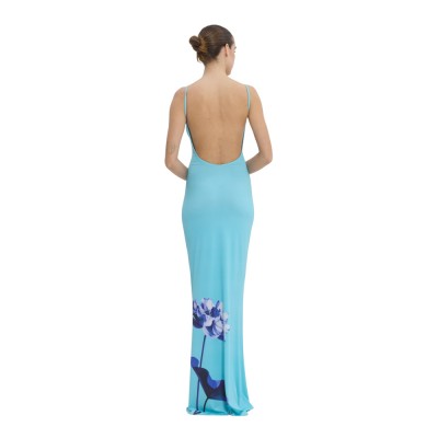 Sun Set Go VERONICA DRESS (SSGSU26032 Aqua Floral)