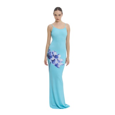 Sun Set Go VERONICA DRESS (SSGSU26032 Aqua Floral)