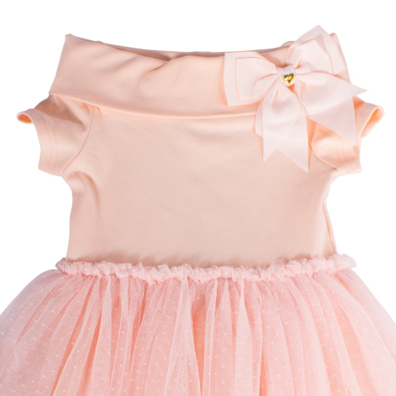 Angel's Face AUDREY OFF THE SHOULDER TEA DRESS (SU26AUDREY PEACH)