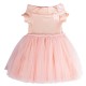 Angel's Face AUDREY OFF THE SHOULDER TEA DRESS (SU26AUDREY PEACH)