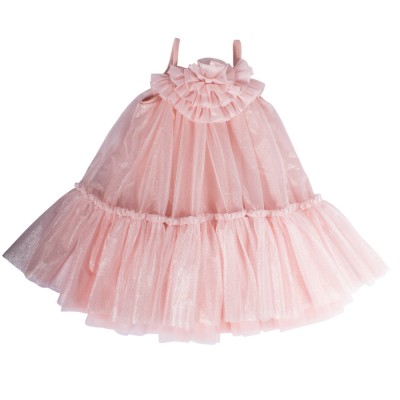 Angel's Face ROSHEEN SPARKLE TULLE STRAPPY DRESS (SU26ROSHEEN SWEET BLUSH)