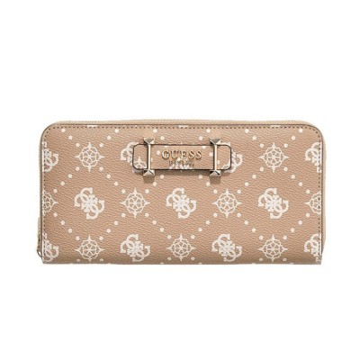 Guess CARRIE LOGO SLG LRG ZIP AROUND ΠΟΡΤΟΦΟΛΙ (SWGP9898146 BSG)