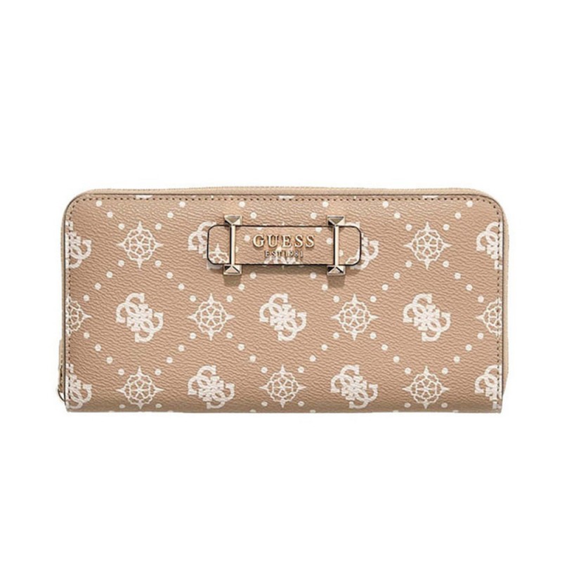 Guess CARRIE LOGO SLG LRG ZIP AROUND ΠΟΡΤΟΦΟΛΙ (SWGP9898146 BSG)