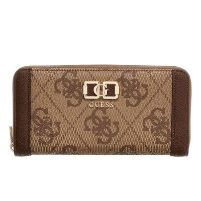Guess KARNILLA LOGO SLG LRG ZIP ARND ΠΟΡΤΟΦΟΛΙ (SWOS9901146 LGW)