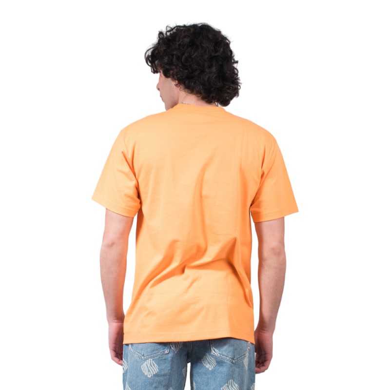 HUF UPSIDE DOWNTOWN S/S TEE (TS02173 TANGERINE)