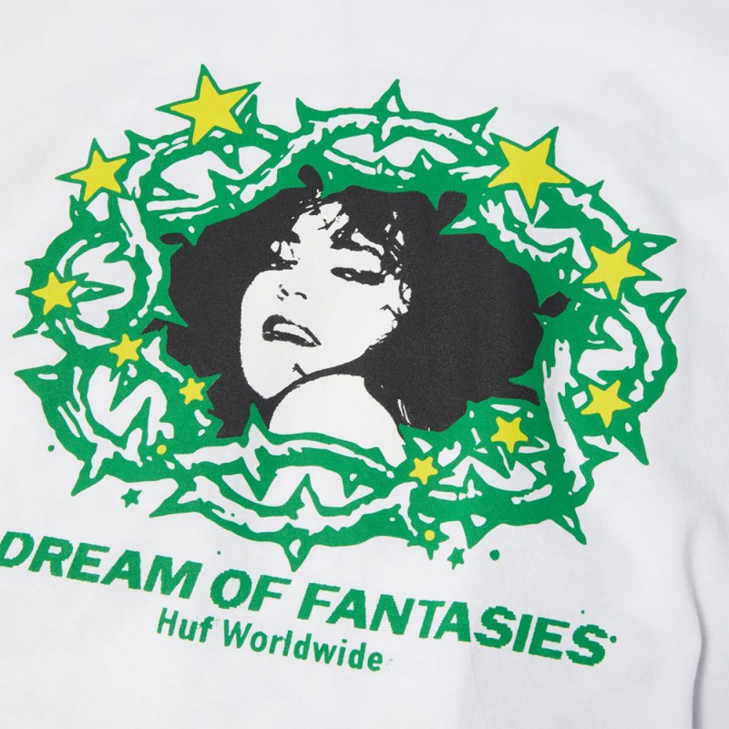 HUF FANTASIES SS TEE (TS02616 WHITE)
