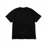 HUF BOX LOGO SS POCKET TEE (TS02617 BKBLK)