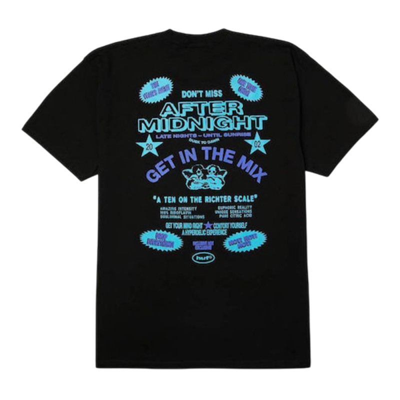 HUF AFTER MIDNIGHT SS TEE (TS02632 BLACK)