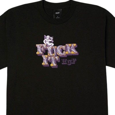HUF DIVINE SS TEE (TS02637 BLACK) HUF DIVINE SS TEE (TS02637 BLACK)