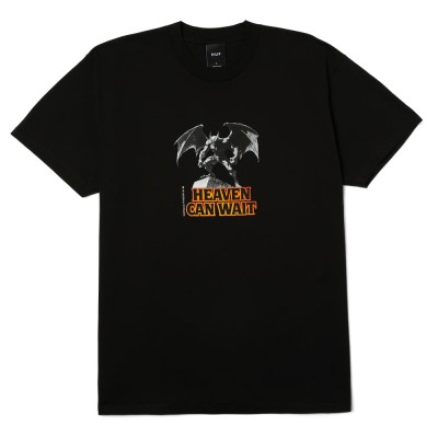 HUF HEAVEN CAN WAIT SS TEE (TS02638 BLACK)