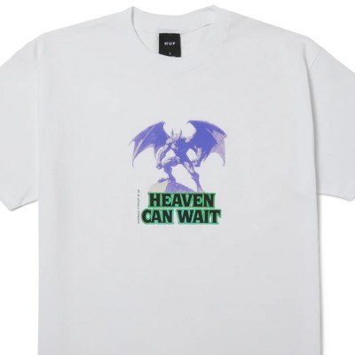 HUF HEAVEN CAN WAIT SS TEE (TS02638 WHITE) HUF HEAVEN CAN WAIT SS TEE (TS02638 WHITE)