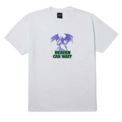 HUF HEAVEN CAN WAIT SS TEE (TS02638 WHITE)