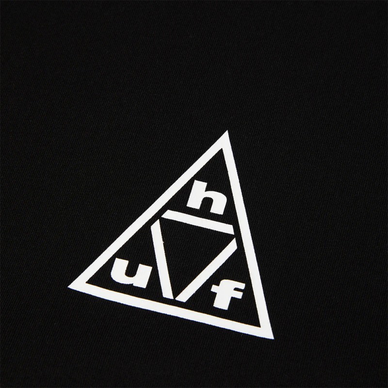 HUF TRIPLE TRIANGLE SS TEE (TS02759 BKWHT)