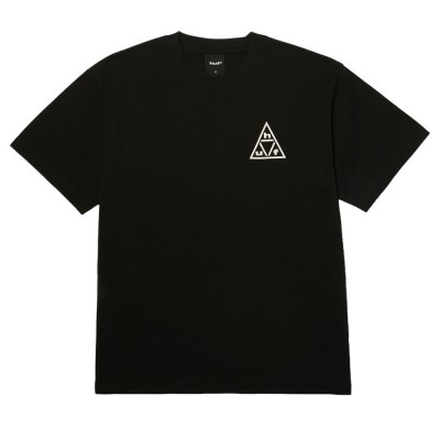 HUF TRIPLE TRIANGLE SS TEE (TS02759 BKWHT)