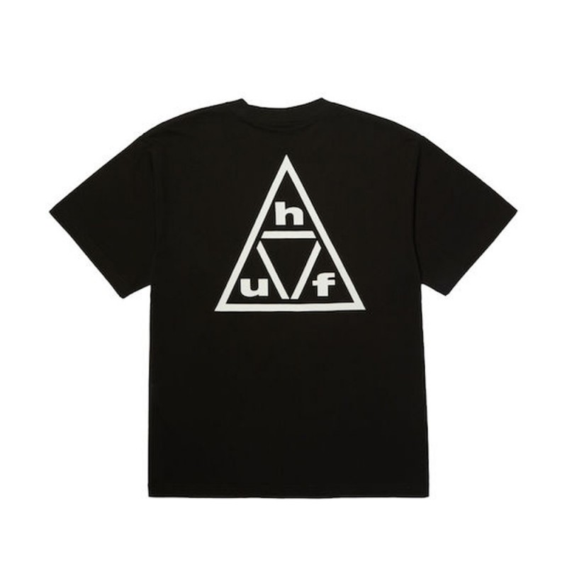 HUF TRIPLE TRIANGLE SS TEE (TS02759 WHBLK)
