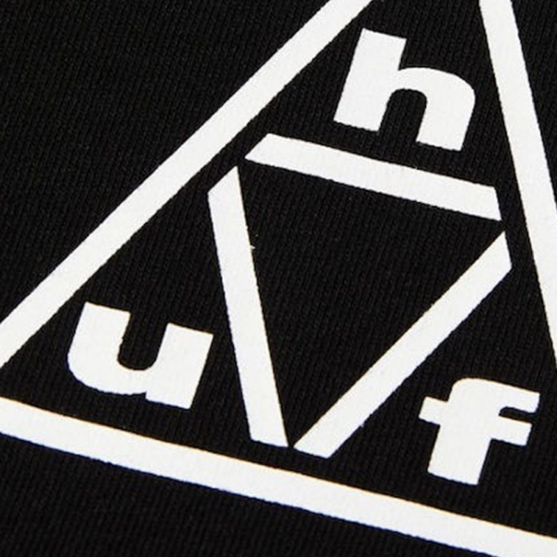 HUF TRIPLE TRIANGLE SS TEE (TS02759 WHBLK)