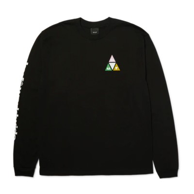 HUF PRISM TT LS TEE (TS02768 BLACK)