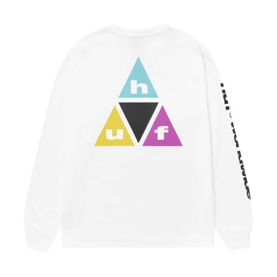 HUF PRISM TT LS TEE (TS02768 WHITE) HUF PRISM TT LS TEE (TS02768 WHITE)