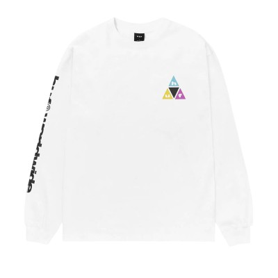 HUF PRISM TT LS TEE (TS02768 WHITE)