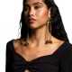 Peace and Chaos STELLAR CROP TOP (W24220 BLACK)