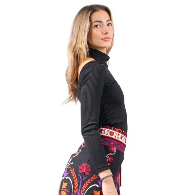 Peace and Chaos RADICAL TOP - Rib (W24235 BLACK)