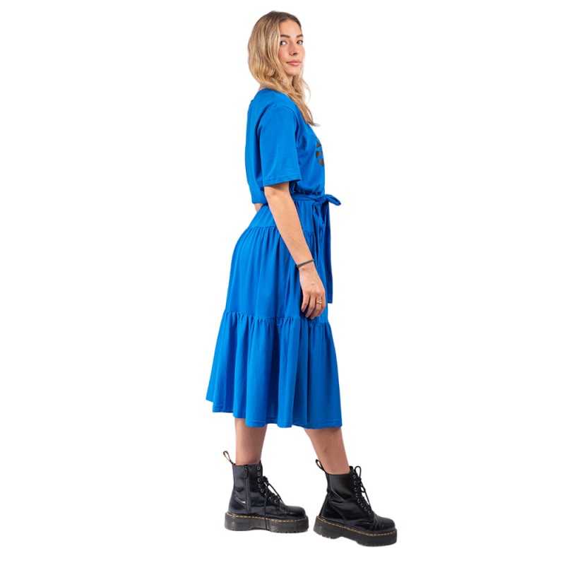 Peace and Chaos MIRACLE LONG DRESS (W24918 BLUE)