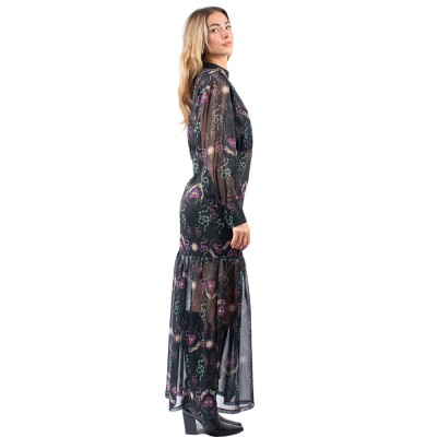 Peace and Chaos INCARNATION LONG DRESS - Transparent (W24940 TYPOS)