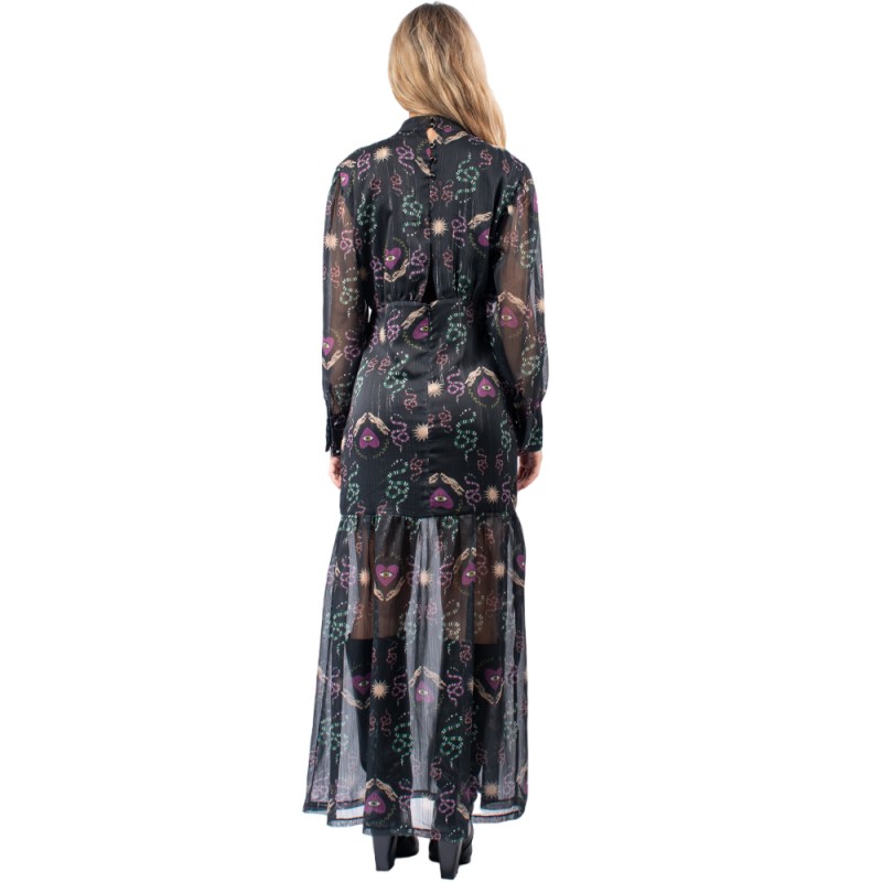 Peace and Chaos INCARNATION LONG DRESS - Transparent (W24940 TYPOS)