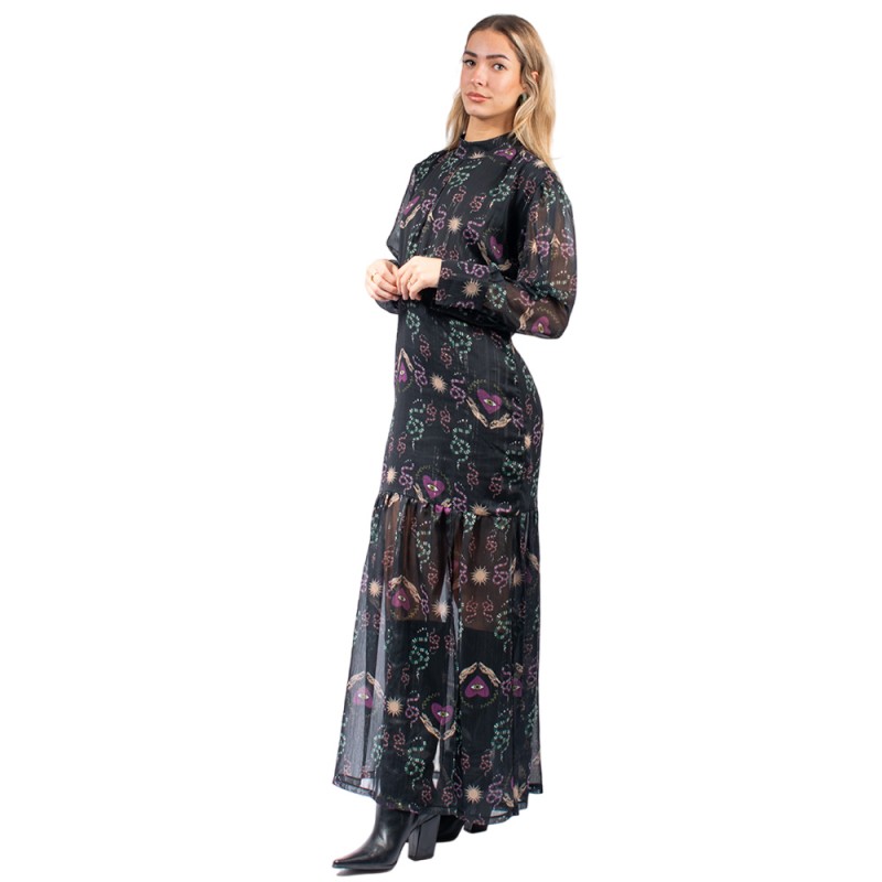Peace and Chaos INCARNATION LONG DRESS - Transparent (W24940 TYPOS)