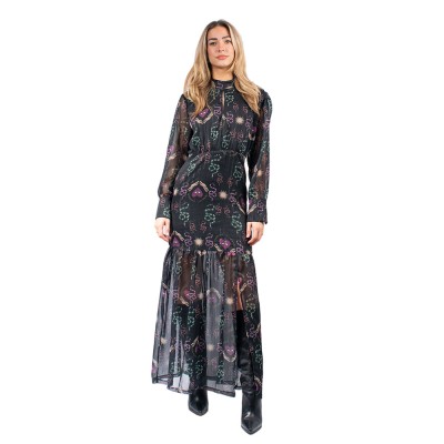 Peace and Chaos INCARNATION LONG DRESS - Transparent (W24940 TYPOS)