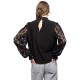Peace and Chaos POETRY TOP (W25220 BLACK)