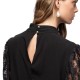 Peace and Chaos POETRY TOP (W25220 BLACK)