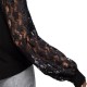 Peace and Chaos POETRY TOP (W25220 BLACK)