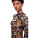 Peace and Chaos BLOOM TOP - Mesh (W26212 TYPOS)