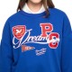 Peace and Chaos VARSITY SWEATER (W26238 BLUE)