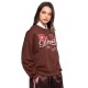 Peace and Chaos VARSITY SWEATER (W26238 BROWN)