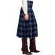 Peace and Chaos PREPPY MIDI SKIRT (W26305 TYPOS)