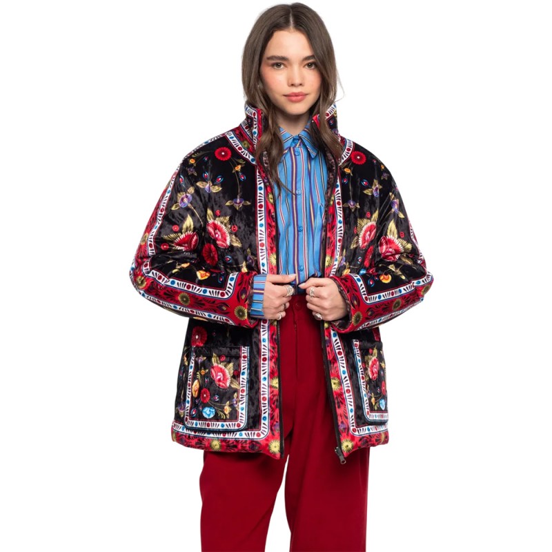 Peace and Chaos ESSENCE & VENOMOUS PUFFER DOUBLE FACED - Velvet (W26807 TYPOS)