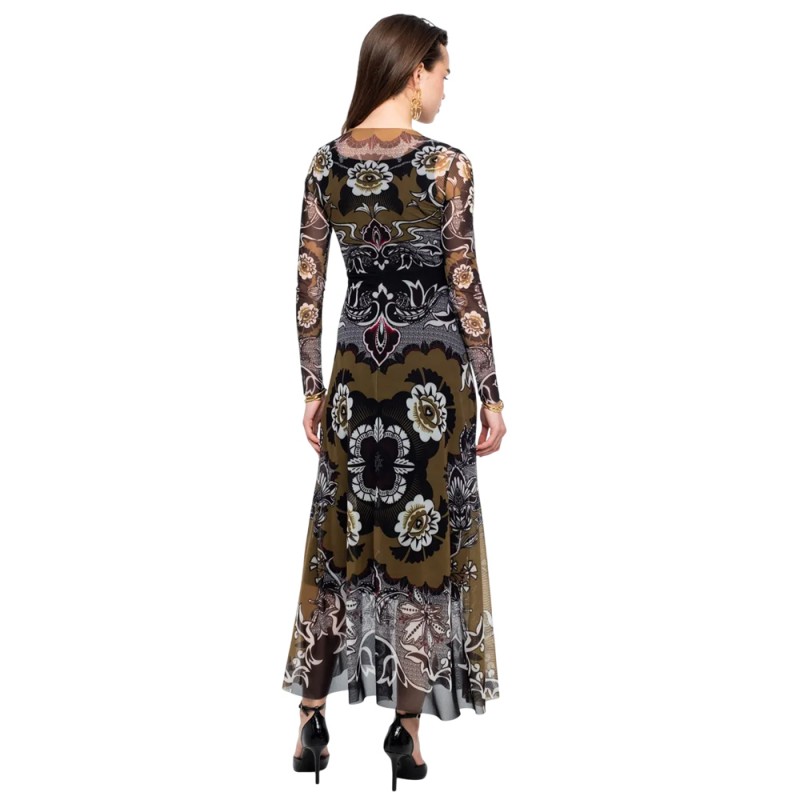 Peace and Chaos BLOOM LONG DRESS - Mesh (W26900 TYPOS)