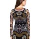 Peace and Chaos BLOOM LONG DRESS - Mesh (W26900 TYPOS)