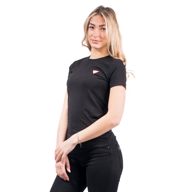 Guess SS CN MINI TRIANGLE TEE ΜΠΛΟΥΖΑ (W2YI44J1314 JBLK)