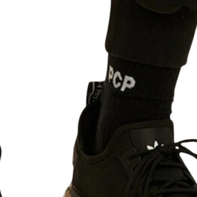 PCP TIE DYE SOCKS (W310000 Black)