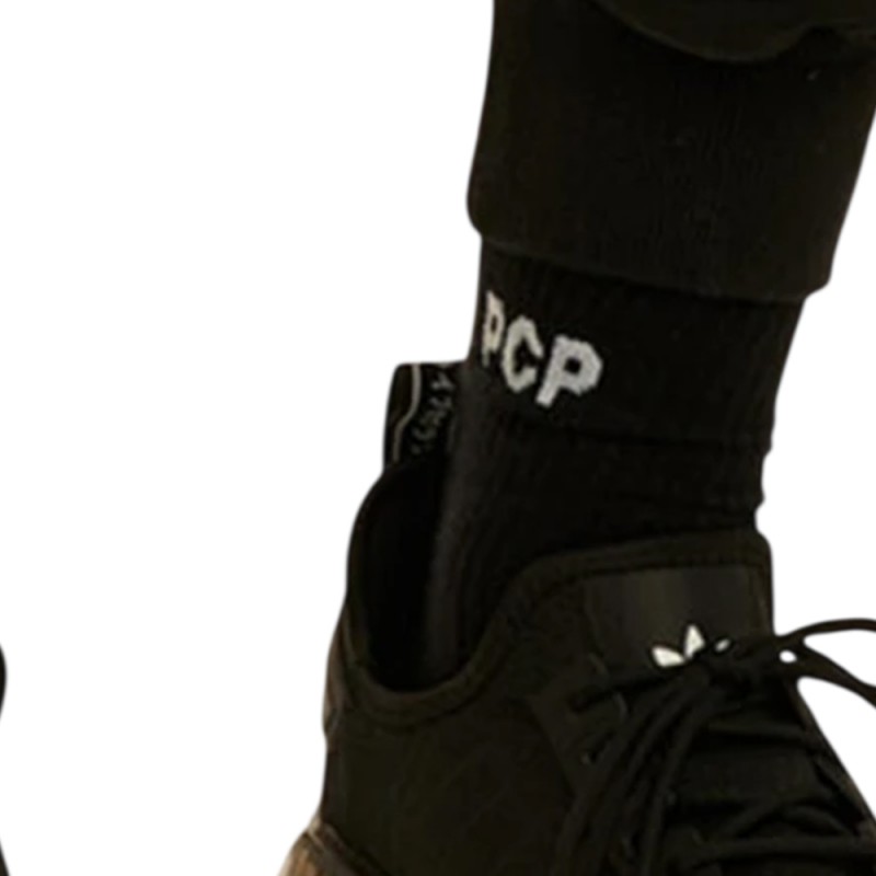 PCP TIE DYE SOCKS (W310000 Black)