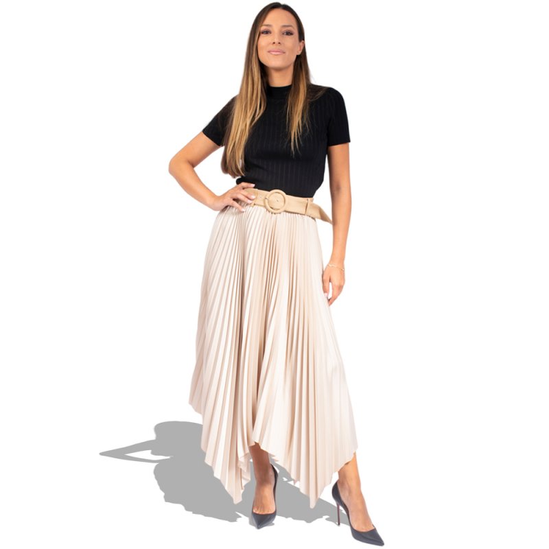 Guess GAIA PLEATED SKIRT ΦΟΥΣΤΑ (W3YD84WFJU0 G1M5)