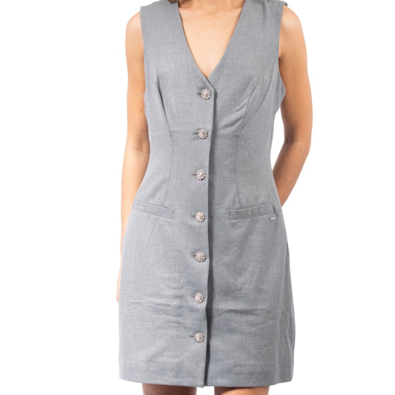 Guess DORIS SL BUTTONED DR ΦΟΡΕΜΑ ΓΥΝΑΙΚΕΙΑ (W4BK11WGIF2 F5I4)