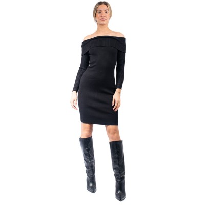 Guess LS FOLD OVER RIB JUL ΦΟΡΕΜΑ ΓΥΝΑΙΚΕΙΟ (W4BK97Z2YJ2 JBLK)