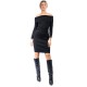 Guess LS FOLD OVER RIB JUL ΦΟΡΕΜΑ ΓΥΝΑΙΚΕΙΟ (W4BK97Z2YJ2 JBLK)