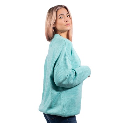 Combos Knitwear ΜΠΛΟΥΖΑ ΛΟΥΖ (W4PLBV0039 PETROL)
