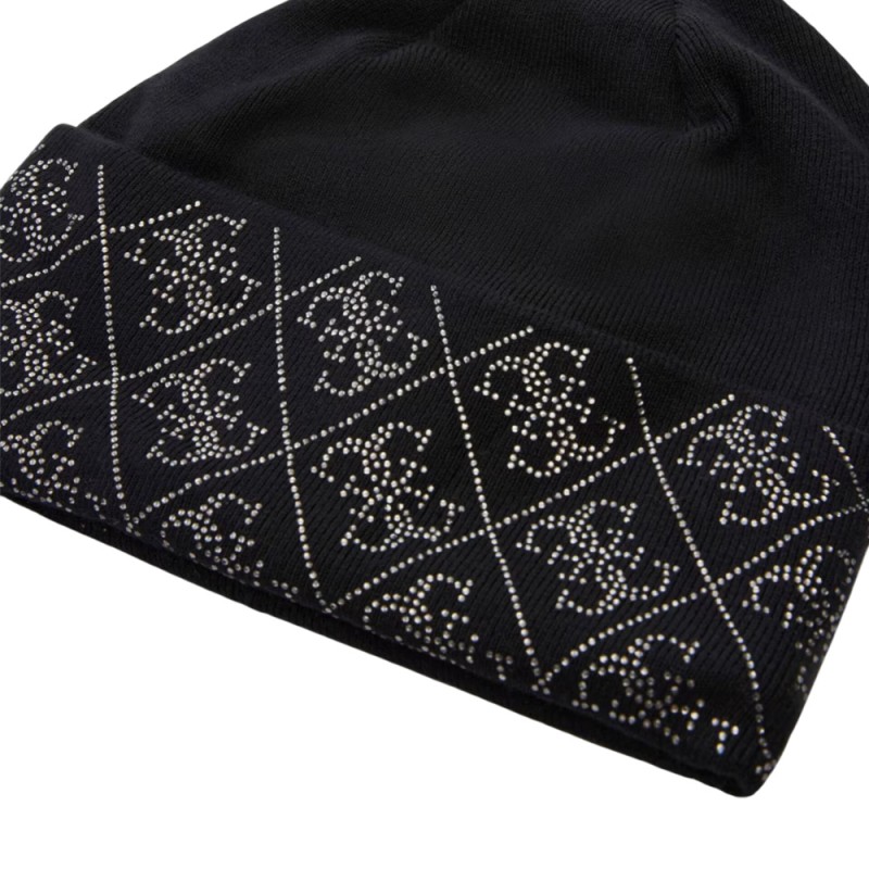 Guess NORA 4G RHINESTONES BEANIE SWT ΑΞΕΣΟΥΑΡ ΓΥΝΑΙΚΕΙΟ (W5BZ20Z2NQ2 JBLK)